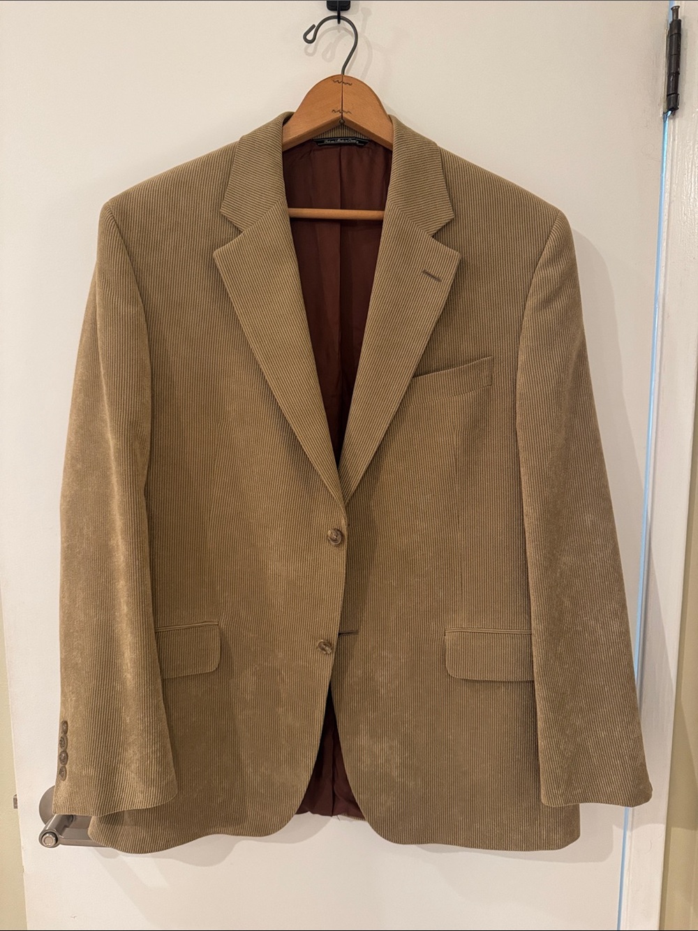 NEW Men's Corduroy Sport Coat in Tan